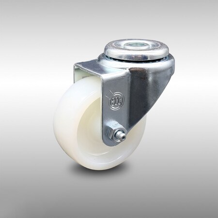 Service Caster 3 Inch SS Nylon Wheel Swivel Bolt Hole Caster SCC-SSBH20S314-NYS